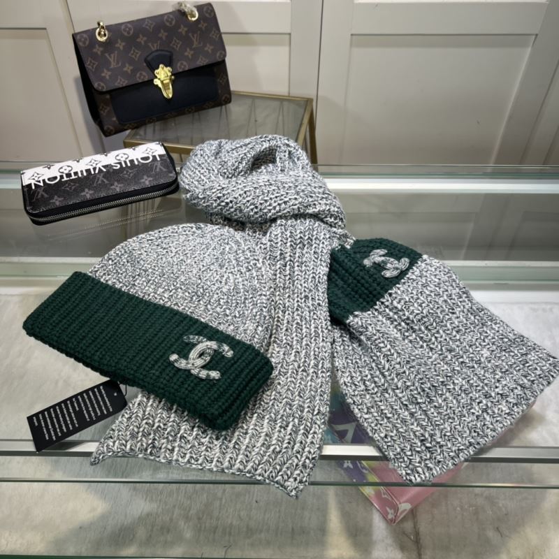 Chanel Caps Scarfs